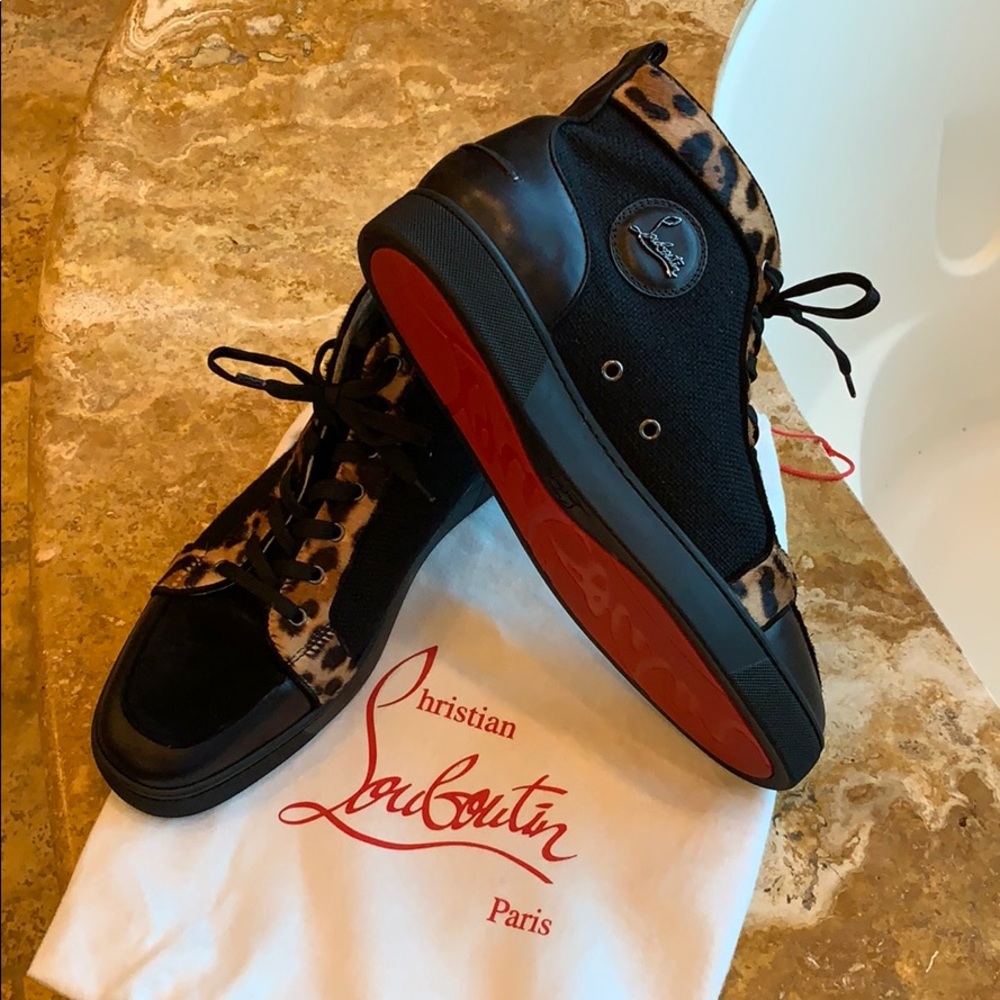 Christian Louboutin Mens Hightop Sneakers 46 Euro